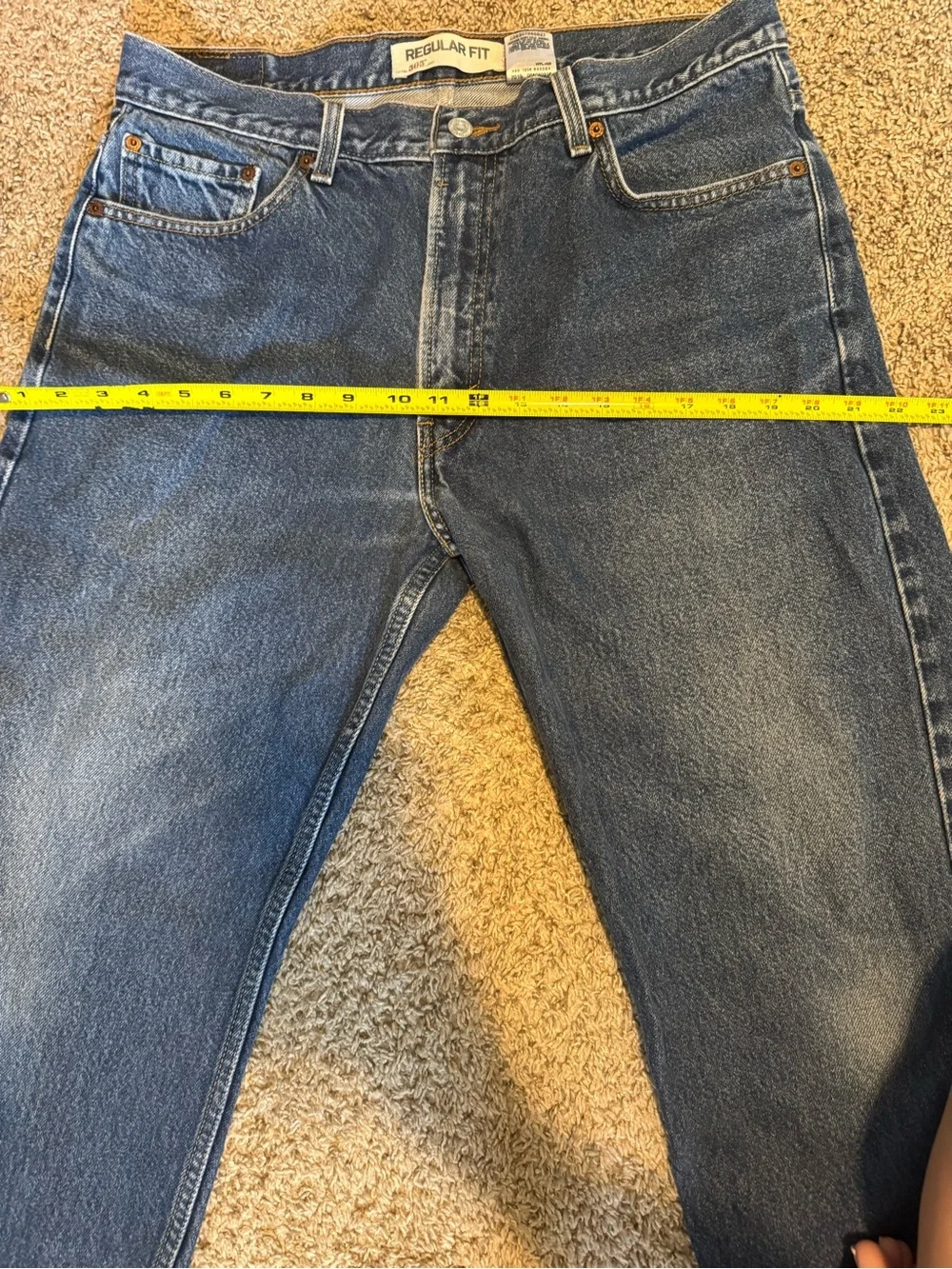 Levi’s 505 Men’s Regular Fit Jeans W36 L30 Made in Lesotho Y2K 2000s Denim